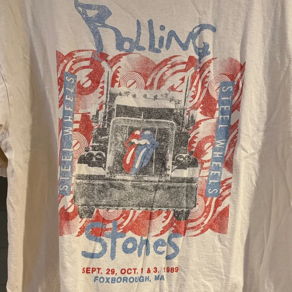 Vintage Rolling Stones Graphic Cream T-Shirt - Picture 2 of 4